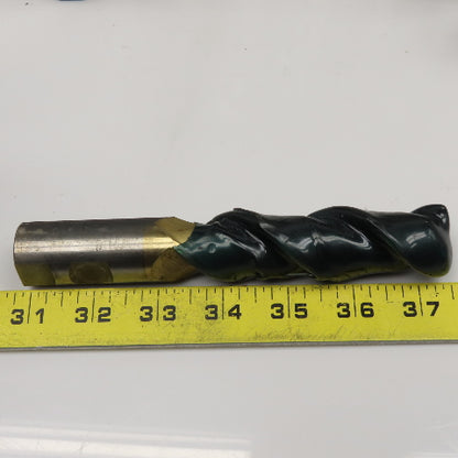Misc. Lot 2 Flute Spiral End Mill Cutters 1-3/8" 1" Weldon Mixed Lot 10