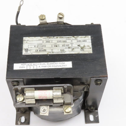 Allen Bradley X-211272 220/440-480V Pri 50/60Hz .350kVa 110/120V Sec Transformer