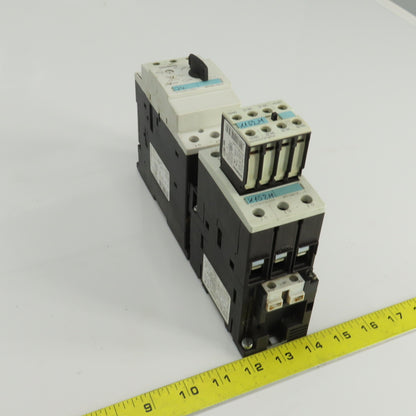 Siemens 3RV1031-4DA10 Manual Motor Starter 5HP 380-480VAC W/Overload 18-24A Trip