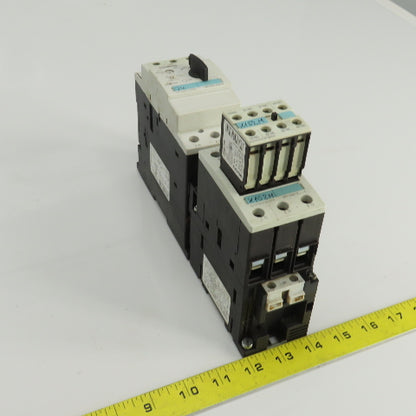 Siemens 3RV1031-4DA10 Manual Motor Starter 5HP 380-480VAC W/Overload 18-24A Trip