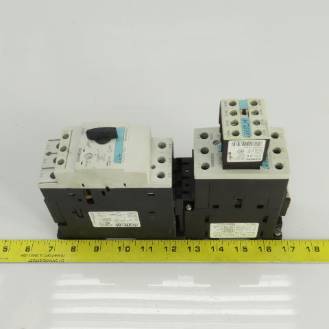 Siemens 3RV1031-4DA10 Manual Motor Starter 5HP 380-480VAC W/Overload 18-24A Trip