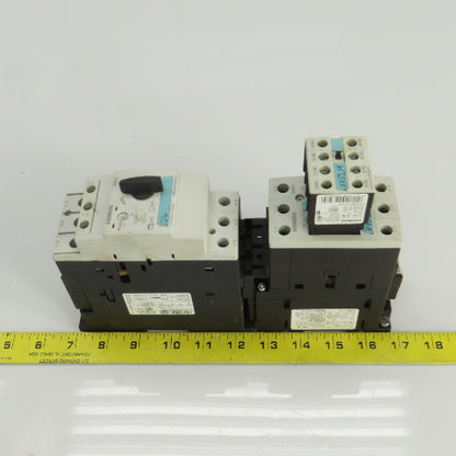 Siemens 3RV1031-4DA10 Manual Motor Starter 5HP 380-480VAC W/Overload 18-24A Trip