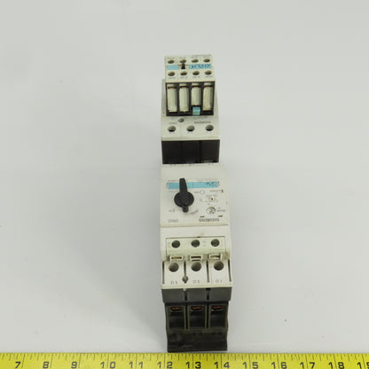 Siemens 3RV1031-4DA10 Manual Motor Starter 5HP 380-480VAC W/Overload 18-24A Trip