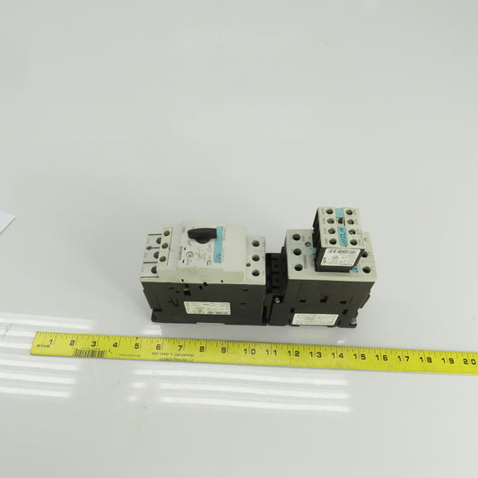 Siemens 3RV1031-4DA10 Manual Motor Starter 5HP 380-480VAC W/Overload 18-24A Trip