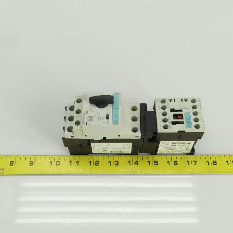 Siemens 3RV1021-1EA10 Manual Motor Starter 400-690V W/Overload 2.8-4A