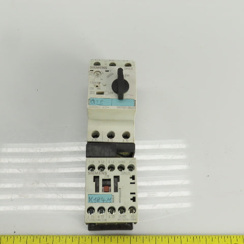 Siemens 3RV1021-0KA10 Manual Motor Starter 400-690V W/Overload 0.9-1.25A