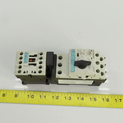 Siemens 3RV1021-0KA10 Manual Motor Starter 400-690V W/Overload 0.9-1.25A