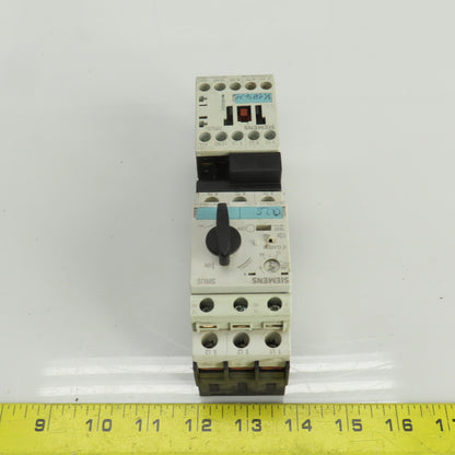 Siemens 3RV1021-0KA10 Manual Motor Starter 400-690V W/Overload 0.9-1.25A