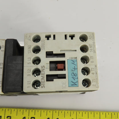 Siemens 3RV1021-0KA10 Manual Motor Starter 400-690V W/Overload 0.9-1.25A