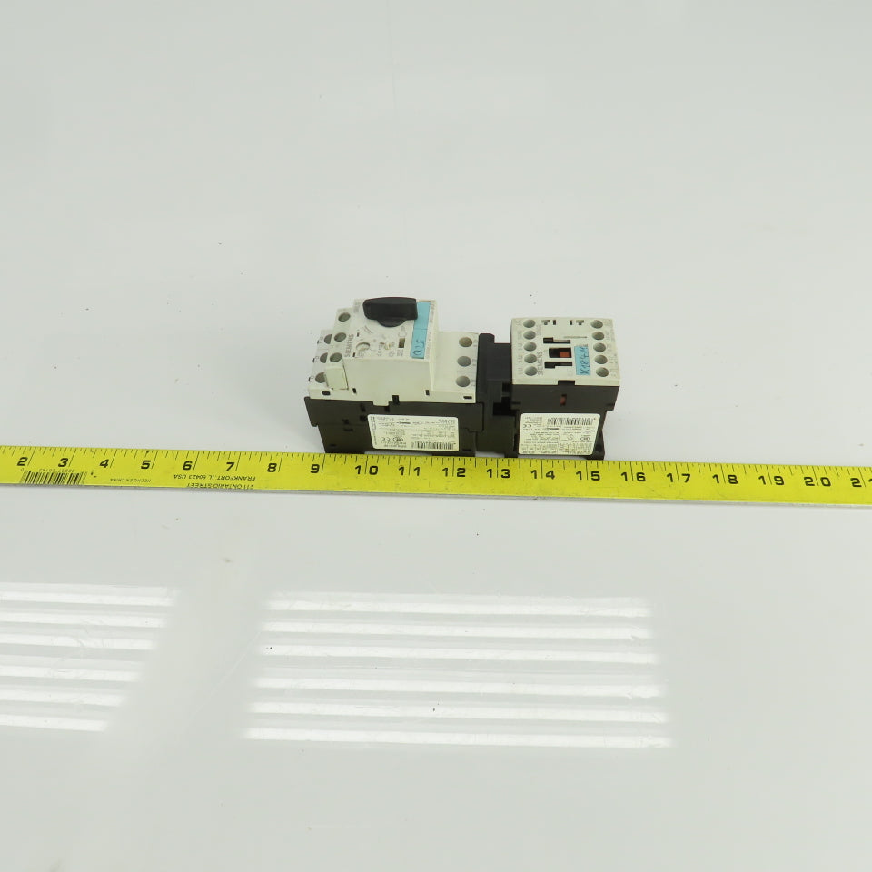Siemens 3RV1021-0KA10 Manual Motor Starter 400-690V W/Overload 0.9-1.25A