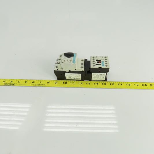Siemens 3RV1021-0KA10 Manual Motor Starter 400-690V W/Overload 0.9-1.25A