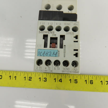 Siemens 3RV1021-1BA10 Manual Motor Starter 400-690V W/Overload 1.4-2A