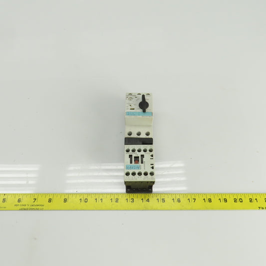 Siemens 3RV1021-1BA10 Manual Motor Starter 400-690V W/Overload 1.4-2A