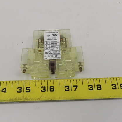 Allen Bradley 195-GA10 600V 10A Auxiliary Contact Block