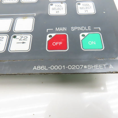 Fanuc A86L-0001-0207 Machine Operator Key Pad Circuit Board