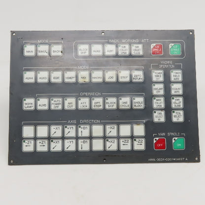 Fanuc A86L-0001-0207 Machine Operator Key Pad Circuit Board