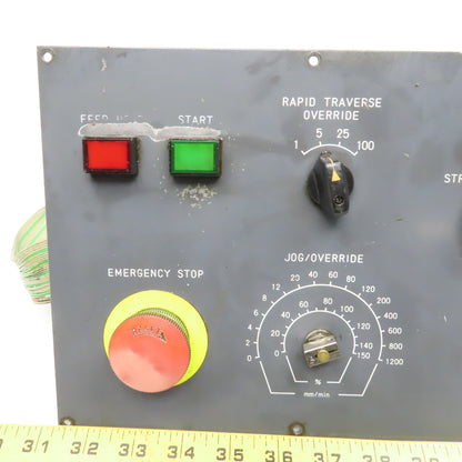 Fanuc A02B-0138-C127 Machine Operator Key Pad Circuit Board E-Stop Jog