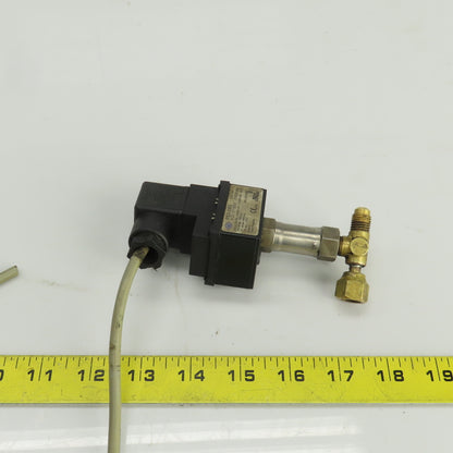 Alco PS3-W6S 22/27 Bar 319/392 PSIG Pressure Switch 6 FLA 120/240VAC