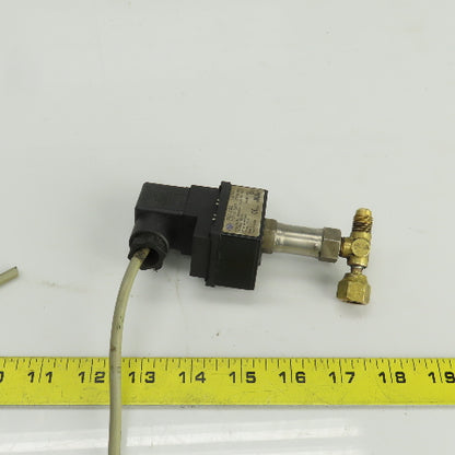 Alco PS3-W6S 22/27 Bar 319/392 PSIG Pressure Switch 6 FLA 120/240VAC