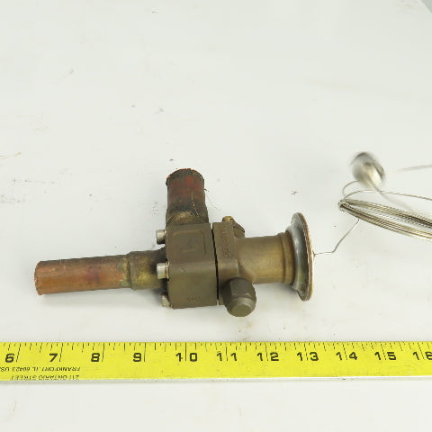 Danfoss TEZ12 R407C Thermostatic Expansion Valve 1' x 3/4" Sweat 320PSIG 22BAR
