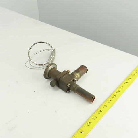 Danfoss TEZ12 R407C Thermostatic Expansion Valve 1' x 3/4" Sweat 320PSIG 22BAR
