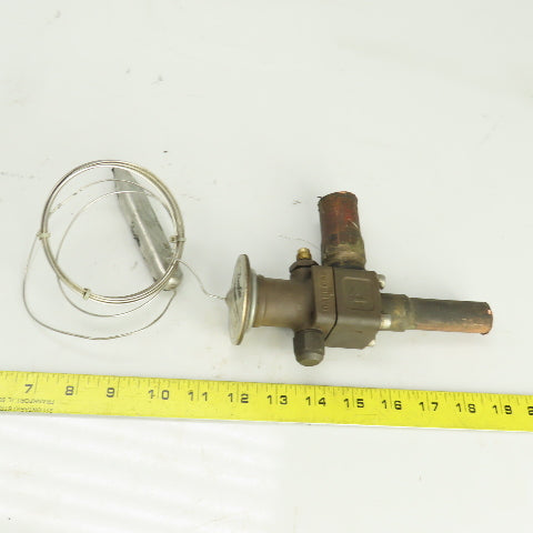Danfoss TEZ12 R407C Thermostatic Expansion Valve 1' x 3/4" Sweat 320PSIG 22BAR