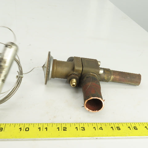 Danfoss TEZ12 R407C Thermostatic Expansion Valve 1' x 3/4" Sweat 320PSIG 22BAR