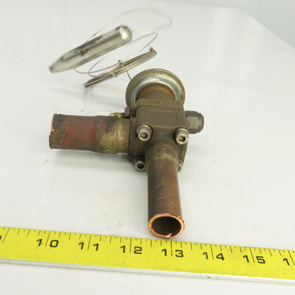 Danfoss TEZ12 R407C Thermostatic Expansion Valve 1' x 3/4" Sweat 320PSIG 22BAR