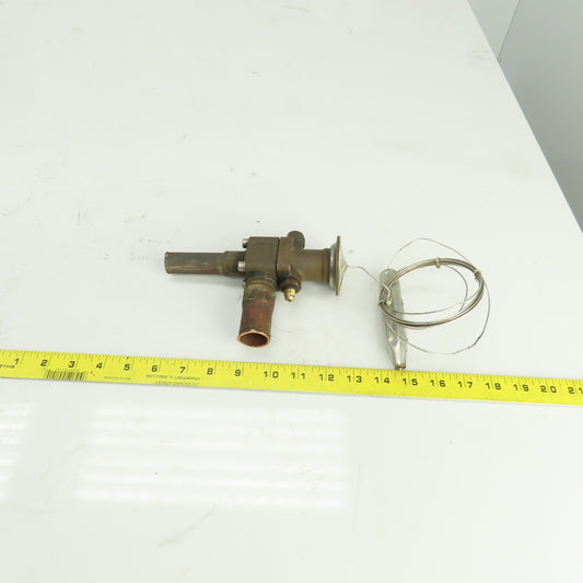 Danfoss TEZ12 R407C Thermostatic Expansion Valve 1' x 3/4" Sweat 320PSIG 22BAR