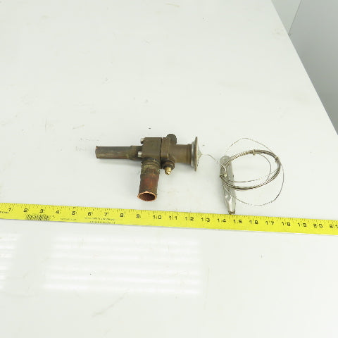 Danfoss TEZ12 R407C Thermostatic Expansion Valve 1' x 3/4" Sweat 320PSIG 22BAR