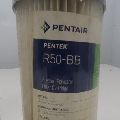 Pentair R50-BB Pleated Polyester Filter Cartridge 50 Micron Lot Of 2