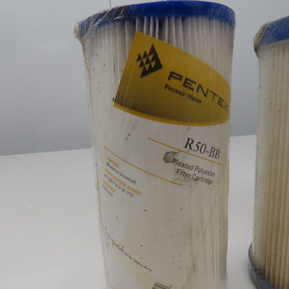 Pentair R50-BB Pleated Polyester Filter Cartridge 50 Micron Lot Of 2