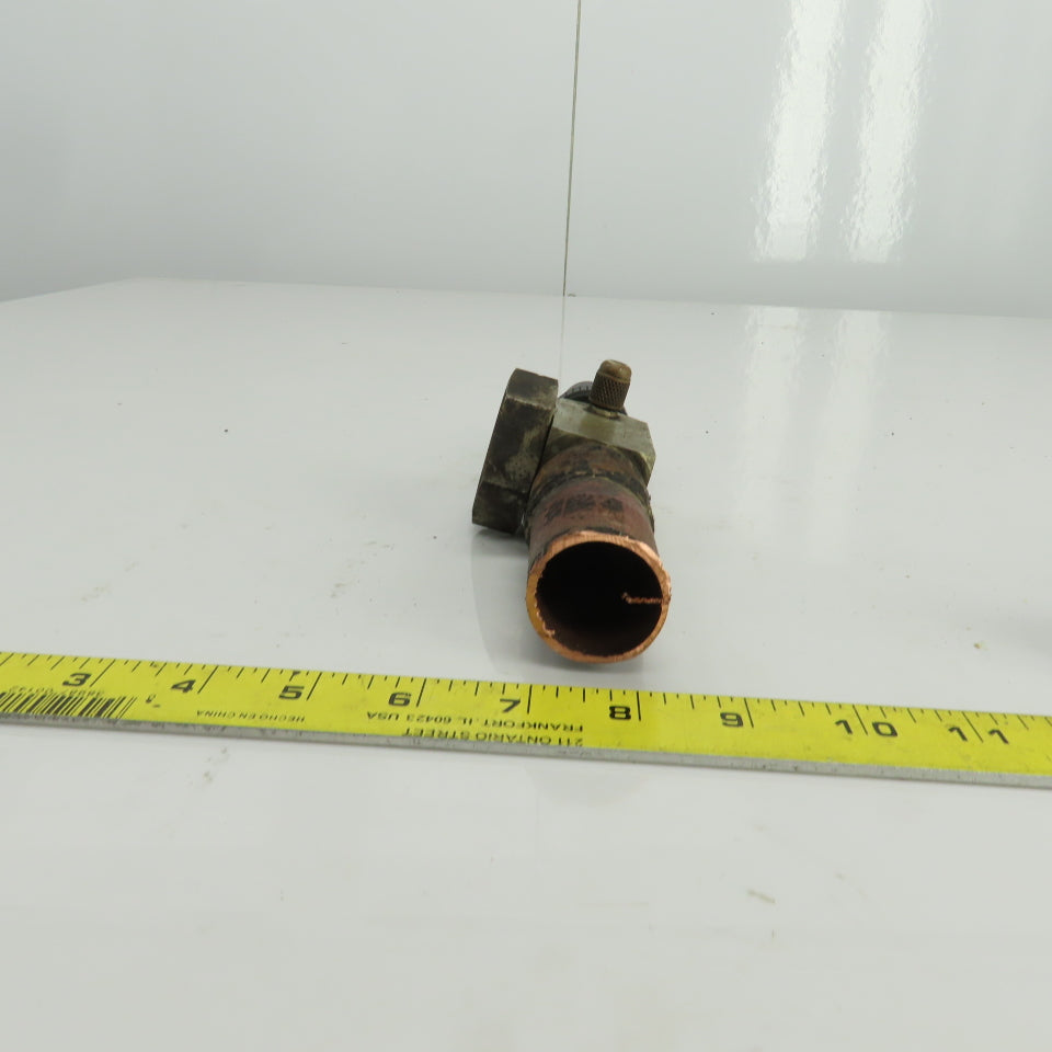 Alco SR4-Y02 1-3/8" Rotalock Valve 1-1/4" ID Sweat Fitting Lot Of 2