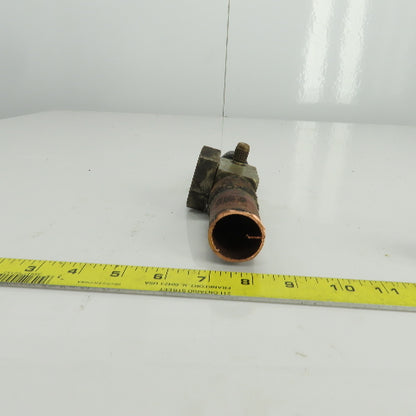 Alco SR4-Y02 1-3/8" Rotalock Valve 1-1/4" ID Sweat Fitting Lot Of 2