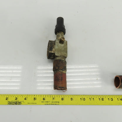 Alco SR4-Y02 1-3/8" Rotalock Valve 1-1/4" ID Sweat Fitting Lot Of 2
