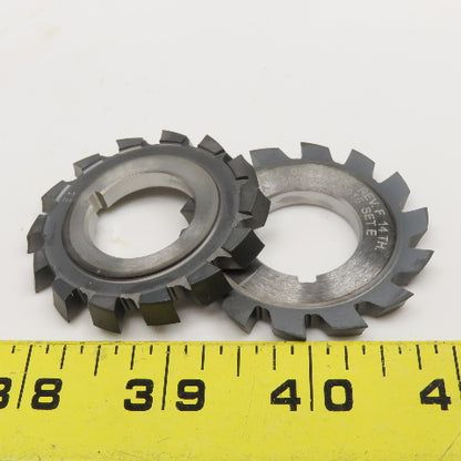 KEO 50mm x 5.09mm Thick .0875 Rake 22.50mm Bore LH/RH Form Cutter Set Of 2