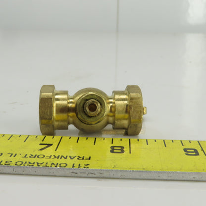 Apollo 2GMU3 1/8"FNPT Brass Lever Handle Air Cock Lot Of 3