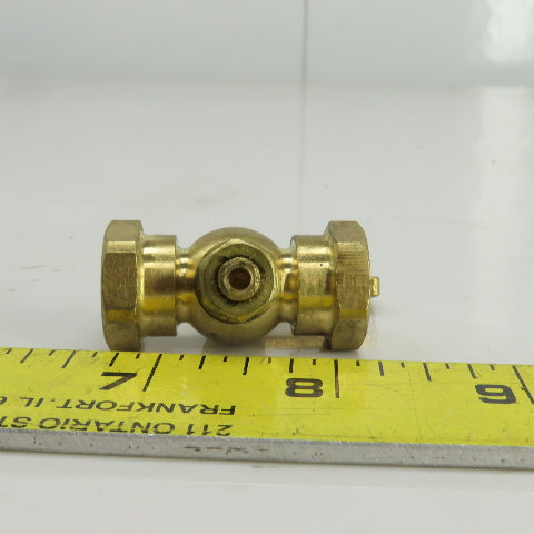 Apollo 2GMU3 1/8"FNPT Brass Lever Handle Air Cock Lot Of 3