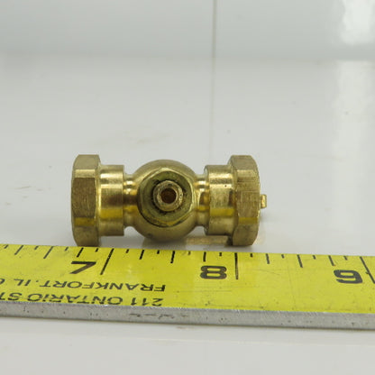 Apollo 2GMU3 1/8"FNPT Brass Lever Handle Air Cock Lot Of 3