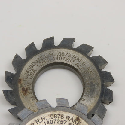 KEO 50mm x 5.09mm Thick .0875 Rake 22.50mm Bore LH/RH Form Cutter Set Of 2