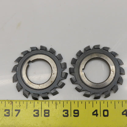 KEO 50mm x 5.09mm Thick .0875 Rake 22.50mm Bore LH/RH Form Cutter Set Of 2