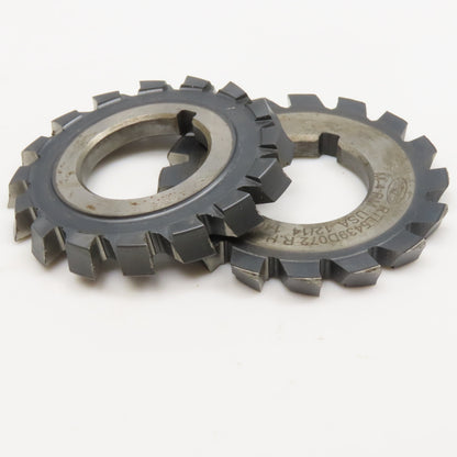 KEO 50mm x 5.09mm Thick .0875 Rake 22.50mm Bore LH/RH Form Cutter Set Of 2