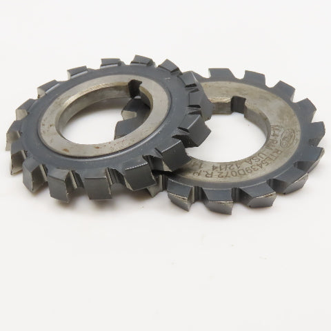 KEO 50mm x 5.09mm Thick .0875 Rake 22.50mm Bore LH/RH Form Cutter Set Of 2