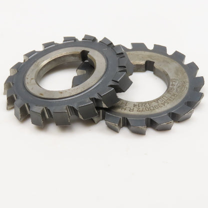 KEO 50mm x 5.09mm Thick .0875 Rake 22.50mm Bore LH/RH Form Cutter Set Of 2