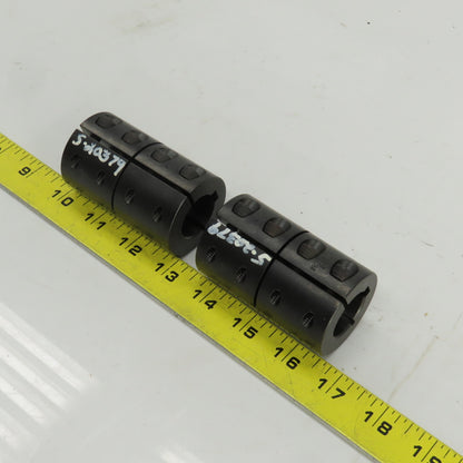 Ruland MCLC-24-24-F 24mm x 24mm Steel Rigid Coupling 45mm OD 75mm OAL Lot Of 2