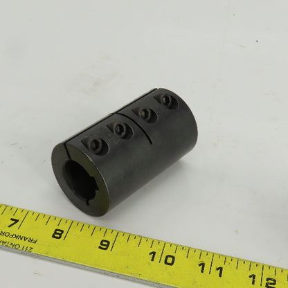 Ruland MCLC-24-24-F 24mm x 24mm Steel Rigid Coupling 45mm OD 75mm OAL Lot Of 2