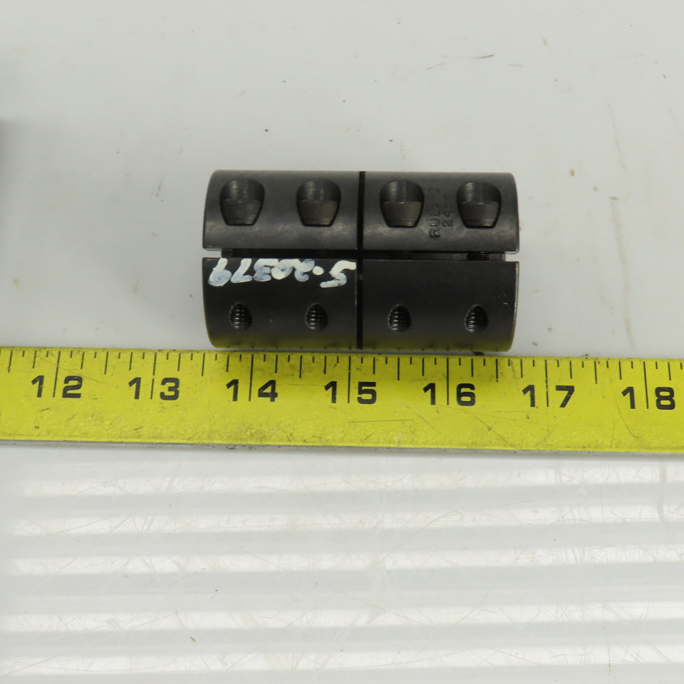 Ruland MCLC-24-24-F 24mm x 24mm Steel Rigid Coupling 45mm OD 75mm OAL Lot Of 2