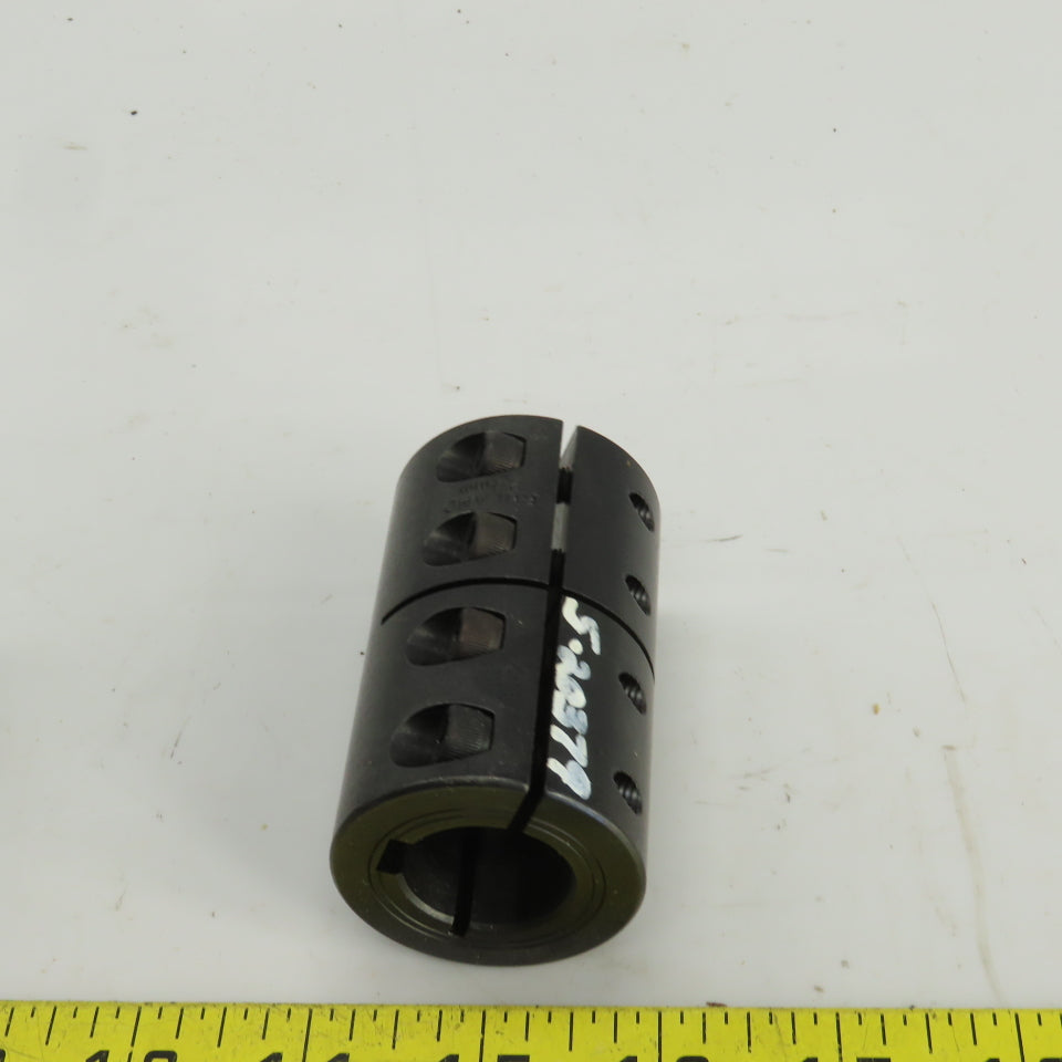 Ruland MCLC-24-24-F 24mm x 24mm Steel Rigid Coupling 45mm OD 75mm OAL Lot Of 2