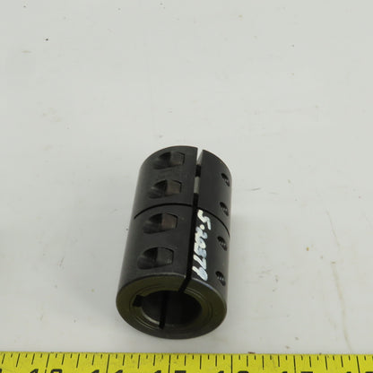 Ruland MCLC-24-24-F 24mm x 24mm Steel Rigid Coupling 45mm OD 75mm OAL Lot Of 2