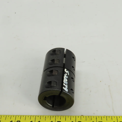 Ruland MCLC-24-24-F 24mm x 24mm Steel Rigid Coupling 45mm OD 75mm OAL Lot Of 2